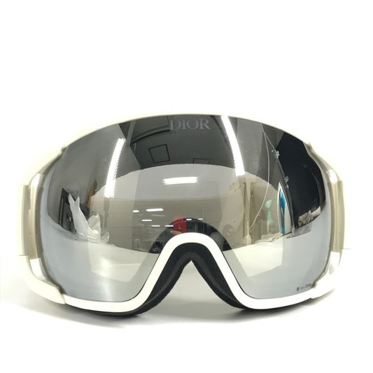 Dior and POC Peter Doig Ski Goggles, Eyeglasses, Eyewear, Sunglasses, Plastic, Unisex, White