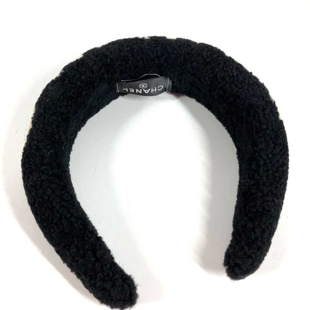 CHANEL シャネル AAB263 25秋冬 CC ロゴ ココマーク ヘッドバンド ヘアバンド カチューシャ シアリング レディース ブラック