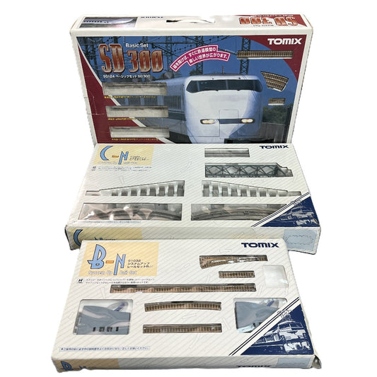 Tomix 90124・91033・91032 SD300 ระบบรางเสริม C-N B-N ชุด 3 ชิ้น งานอดิเรก ของเล่น รถไฟ ของเล่น รถไฟหัวกระสุน โมเดลรถไฟ พลาสติก ยูนิเซ็กส์