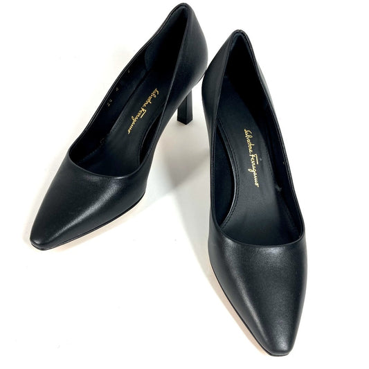 Salvatore Ferragamo Shoes Heels Pumps Leather Women's Black