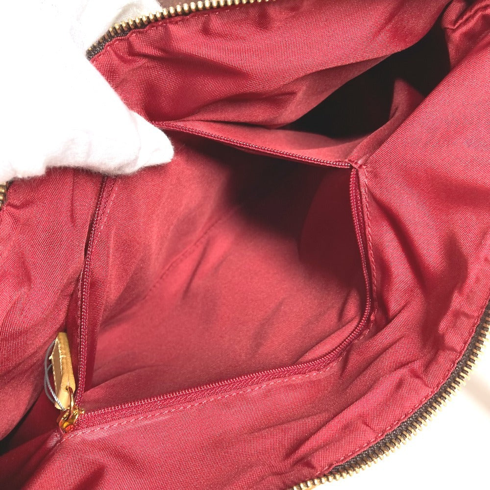 ETRO Paisley Pattern Logo Shoulder Tote Bag Handbag Shoulder Bag Leather/Canvas Unisex Wine Red