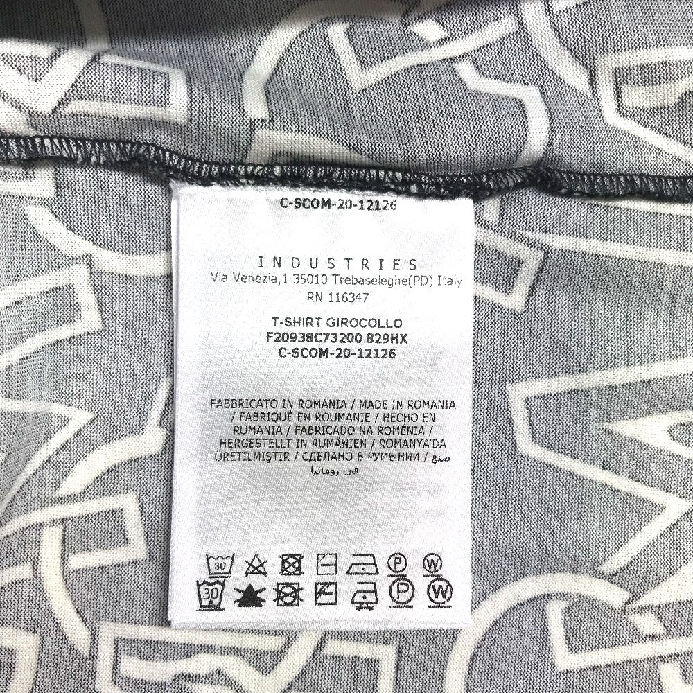 MONCLER Logo pattern T-SHIRT GIROCOLLO SS T-SHIRT Apparel short sleeve tops Short sleeve T-shirt cotton Black/White Used