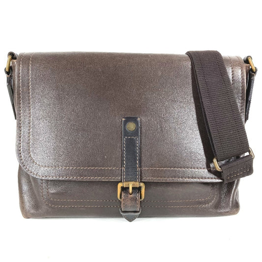 LOUIS VUITTON M92994 ユタ オハマ カバン メッセンジャーバッグ フラップ ショルダーバッグ ユタレザー メンズ カフェ ブラウン