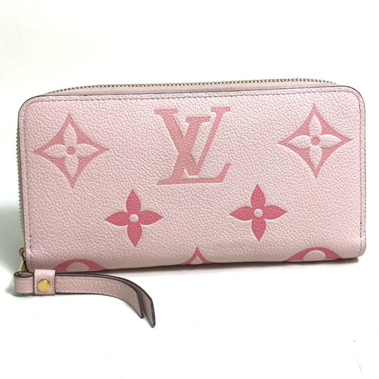 LOUIS VUITTON M80403 モノグラムアンプラント バイ・ザ・プール ジッピーウォレット 長財布 モノグラムアンプラントレザー レディース ブトンドローズ ピンク