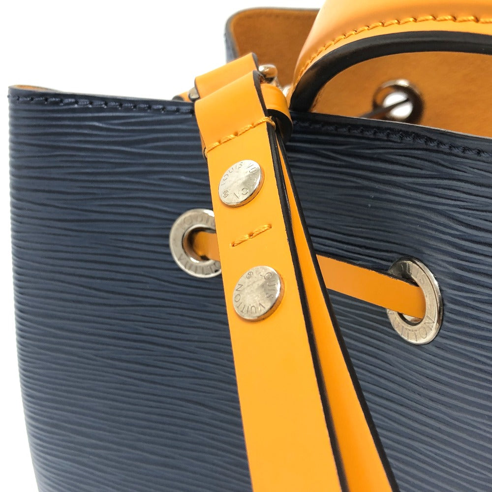 LOUIS VUITTON M53610 Epi NeoNoe Two-Tone Bag, Shoulder Bag, Epi Leather, Women's, Indigo/Saffron, Navy