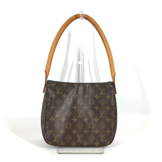 LOUIS VUITTON M51146 モノグラム ルーピングMM カバン 肩掛け ショルダーバッグ モノグラムキャンバス レディース ブラウン
