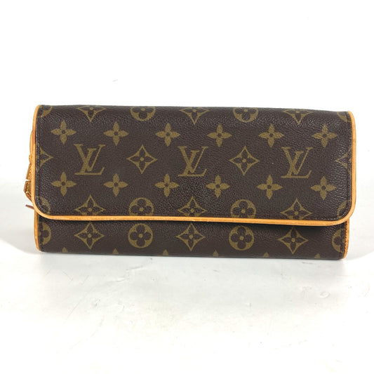 LOUIS VUITTON M51852 モノグラム ポシェットツインGM 2WAYバッグ クラッチバッグ 斜め掛け カバン ショルダーバッグ モノグラムキャンバス レディース ブラウン