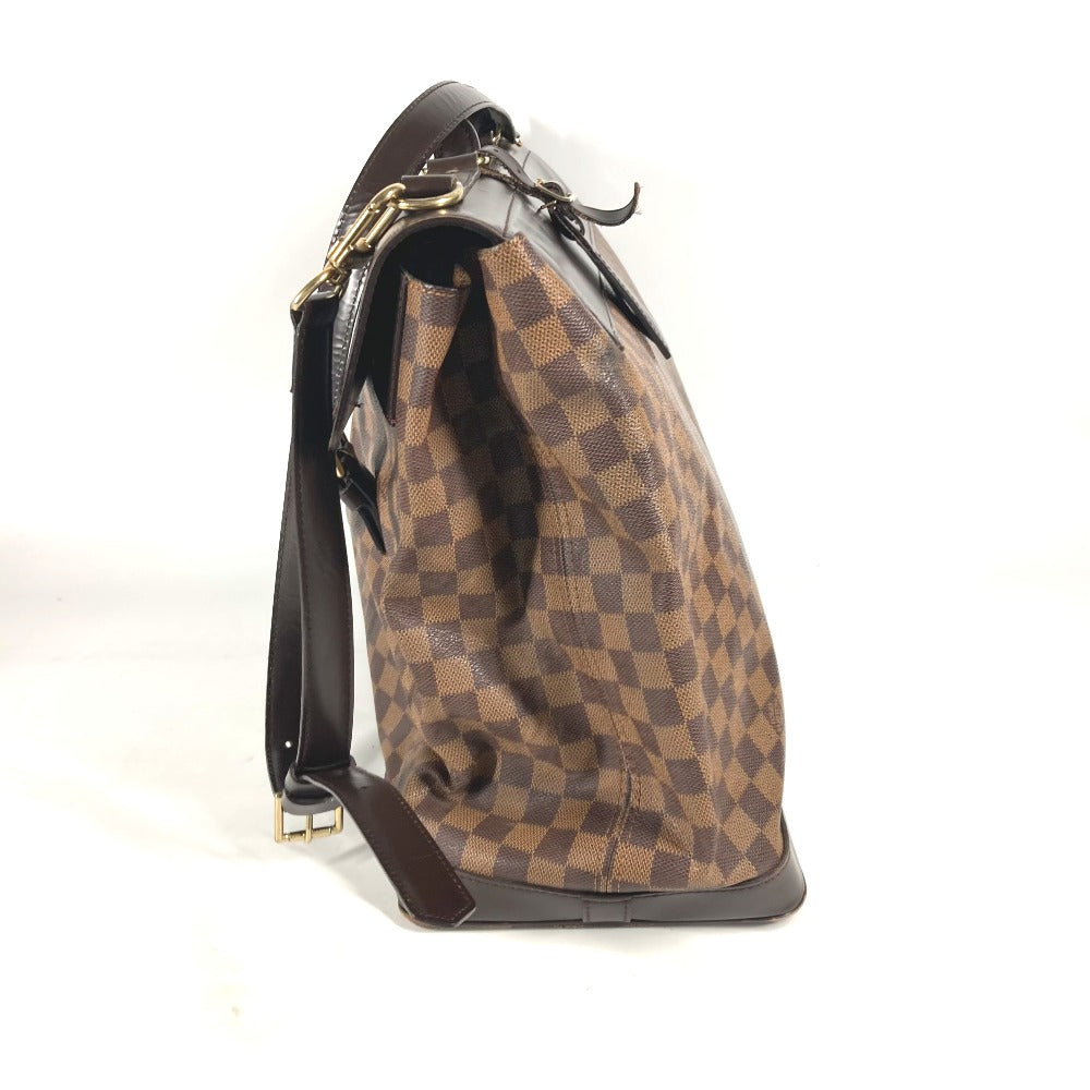 LOUIS VUITTON N41130 ダミエ ウエストエンドPM 斜め掛け トートバッグ ボストンバッグ ショルダーバッグ 2WAYバッグ ハンドバッグ ダミエキャンバス レディース エベヌ ブラウン
