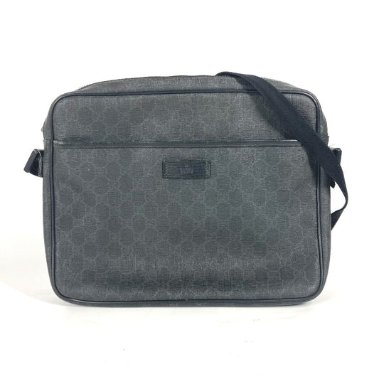 GUCCI 169933 GG Supreme กระเป๋าสะพายข้าง GG Supreme แคนวาส ผู้ชาย สีดำ