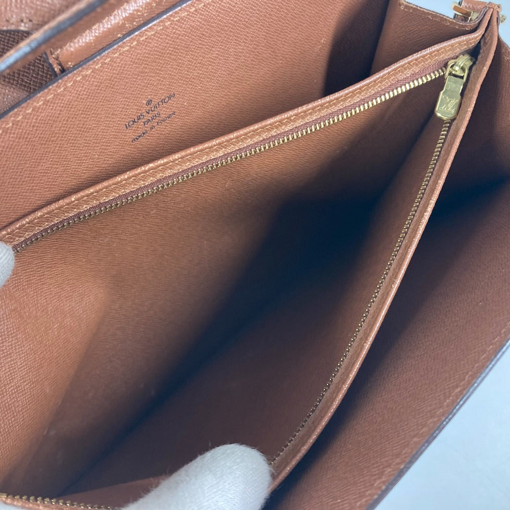 LOUIS VUITTON M51375 モノグラム クルセル カバン ポシェット 斜め掛け ヴィンテージ ショルダーバッグ モノグラムキャンバス レディース ブラウン
