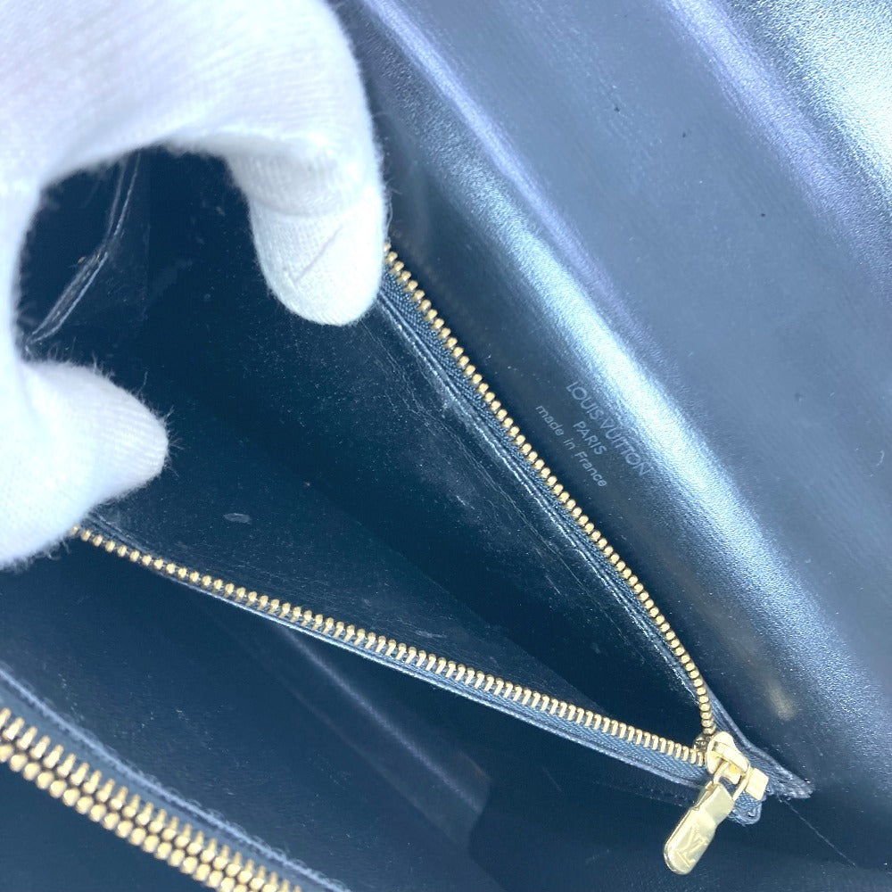 LOUIS VUITTON M52132 エピ コンコルド カバン ビジネスバッグ フラップ ハンドバッグ エピレザー レディース ノワール ブラック