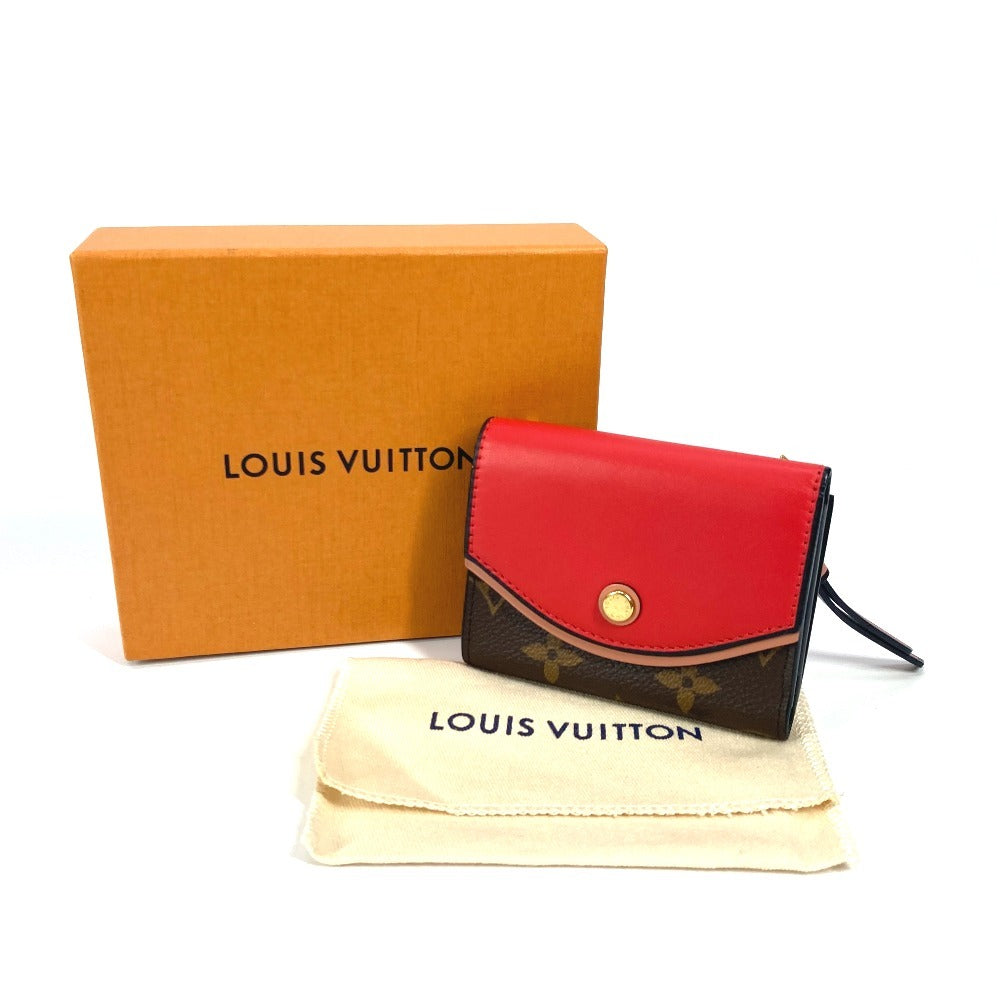LOUIS VUITTON M63904 モノグラム ポルトフォイユ チュイルリー コンパクト コンパクトウォレット 財布 3つ折り財布 モノグラムキャンバス レディース レッド