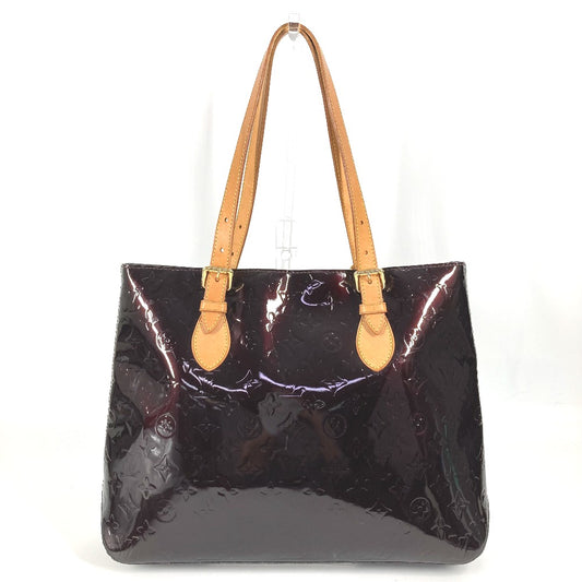 LOUIS VUITTON M91994 モノグラムヴェルニ ブレントウッド カバン トートバッグ 肩掛け 不鮮明 ショルダーバッグ モノグラムヴェルニキャンバス レディース アマラント パープル