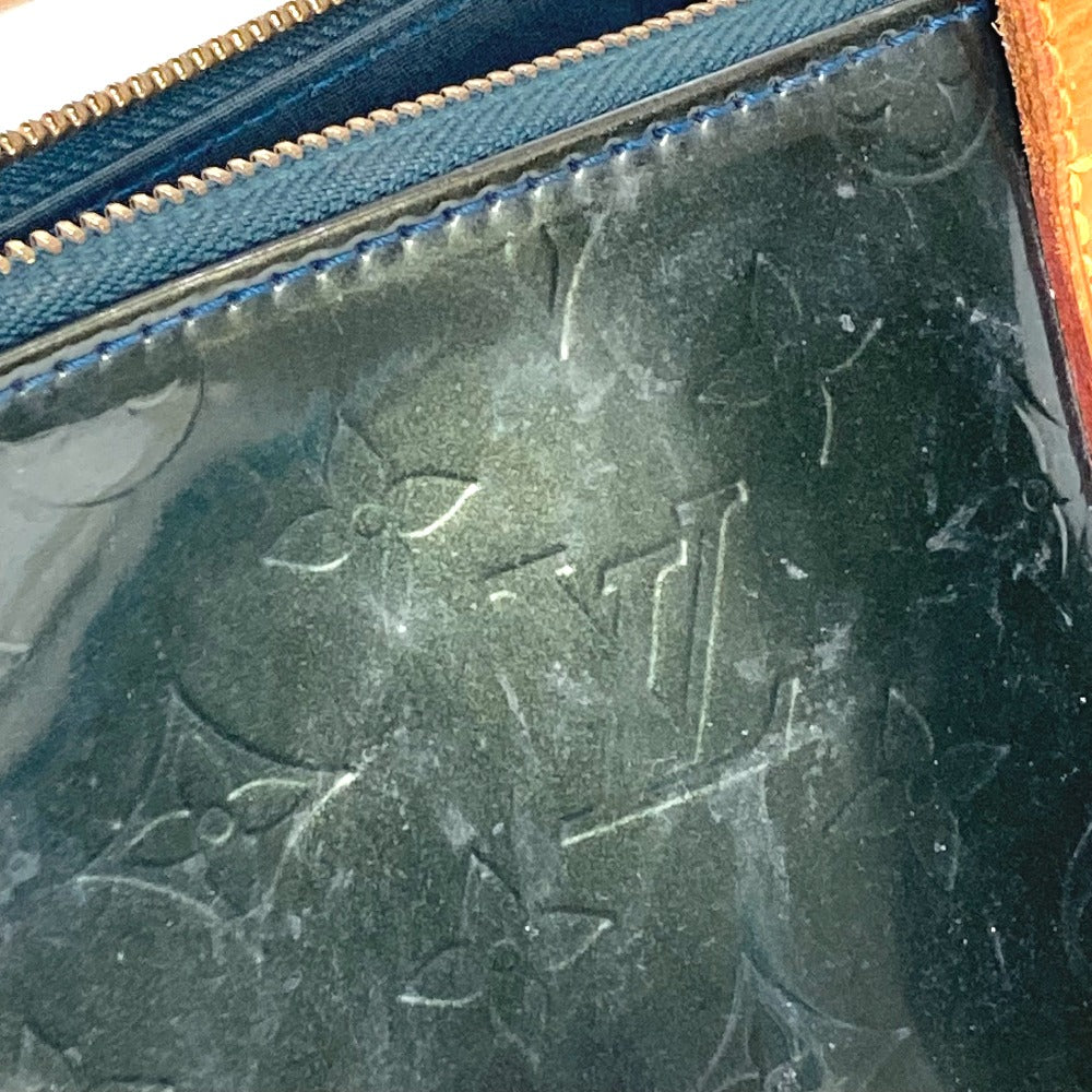 LOUIS VUITTON M93673 モノグラムヴェルニ ベルヴューGM カバン 肩掛け トートバッグ ショルダーバッグ モノグラムヴェルニキャンバス レディース ブルーニュイ グリーン