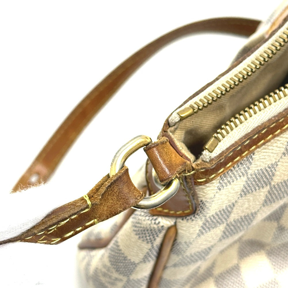 LOUIS VUITTON N41113 ダミエアズール シラクーサPM カバン 斜め掛け ショルダーバッグ ダミエアズールキャンバス レディース ホワイト