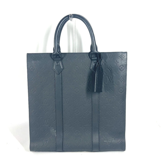 LOUIS VUITTON M21866 モノグラムトリヨン サックプラ カバン トートバッグ ハンドバッグ トリヨンレザー メンズ ノワール ブラック