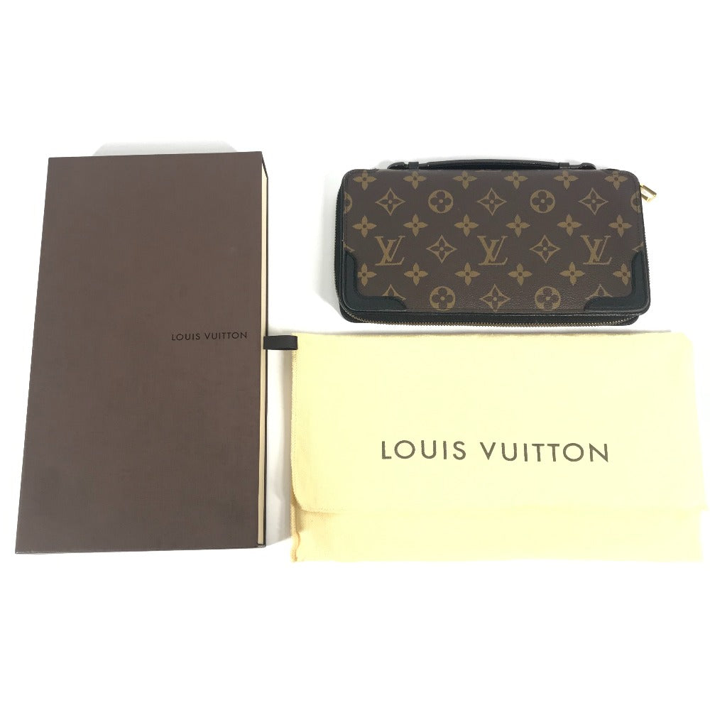 LOUIS VUITTON M60679 モノグラムマカサー デイリーオーガナイザー トラベルケース セカンドバッグ 長財布 モノグラムキャンバス ユニセックス ブラウン