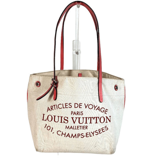 LOUIS VUITTON M94505 2014年サマーコレクション カバ PM カバPM カバン トートバッグ 肩掛け ショルダーバッグ レザー/キャンバス レディース ピンク