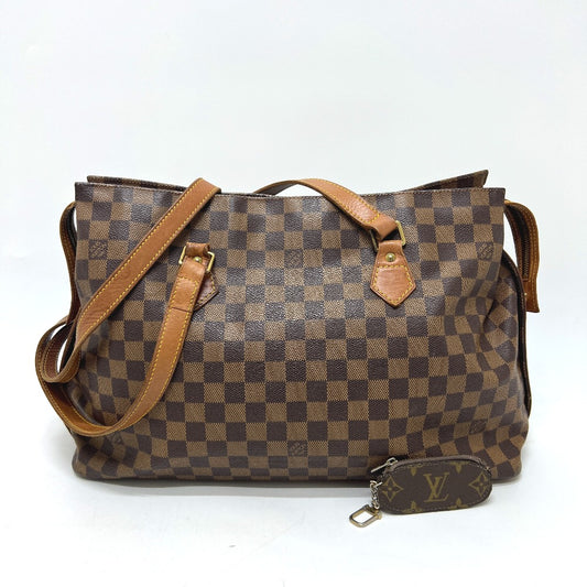 LOUIS VUITTON N99037 ダミエ コロンビーヌ トートバッグ 肩掛け 100周年記念 カバン バッグ ショルダーバッグ ダミエキャンバス レディース エベヌ ブラウン