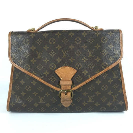 LOUIS VUITTON M51121 モノグラム ビバリー カバン ビジネスバッグ 2WAYバッグ ショルダーバッグ ハンドバッグ モノグラムキャンバス ユニセックス ブラウン