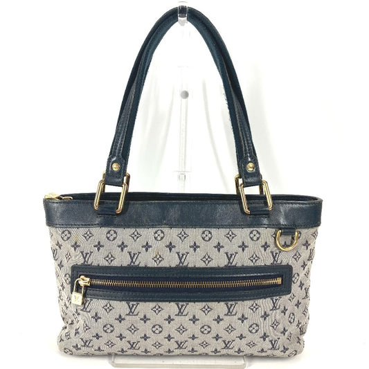LOUIS VUITTON M92676 モノグラムミニ ルシーユPM ルシーユ PM トートバッグ カバン ショルダーバッグ 肩掛け ハンドバッグ ユニセックス ネイビー