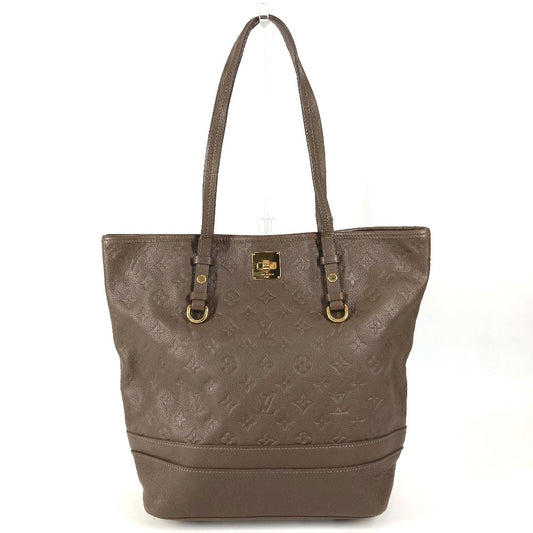 LOUIS VUITTON M40516 モノグラムアンプラント シタディンPM シタディン PM 肩掛け バッグ ショルダーバッグ ばけつ バケツ型 トートバッグ モノグラムアンプラントレザー ユニセックス オンブル ブラウン