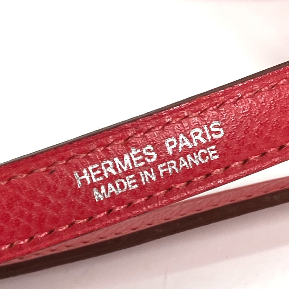 HERMES Tiny Birkin 2-Way Bag Shoulder Bag/Handbag Leather Women's Red