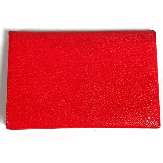 HERMES コインケース 小銭入れ 財布 カルヴィ ヴェルソ バイカラー 小物 二つ折り 名刺入れ パスケース カードケース シェーブル ユニセックス レッド