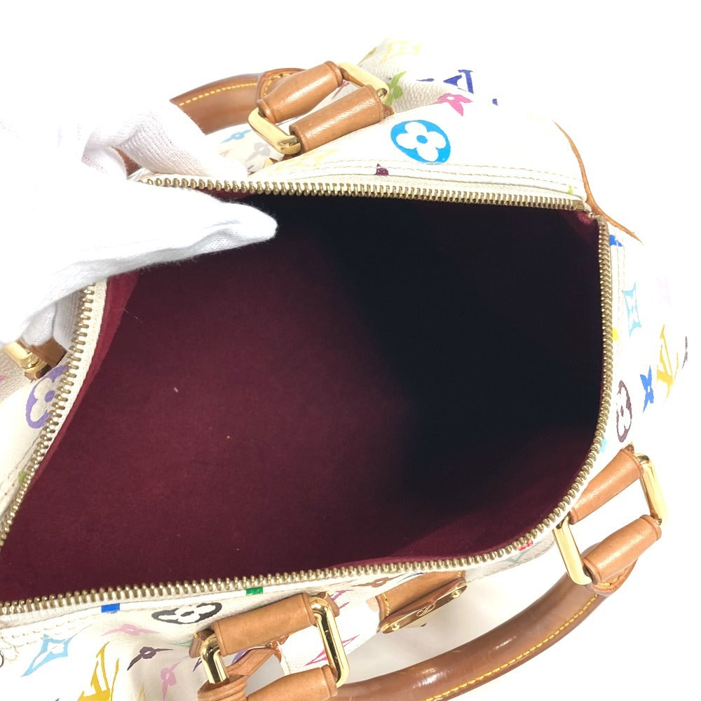 LOUIS VUITTON M92643 Monogram Multicolore Speedy 30 Mini Boston Bag/Handbag in Monogram Multicolore Canvas, Women's, Brown/White