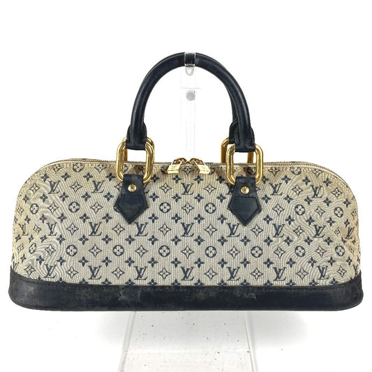 LOUIS VUITTON M92205 モノグラムミニ アルマロン カバン ミニボストンバッグ ハンドバッグ モノグラムミニキャンバス レディース ネイビー