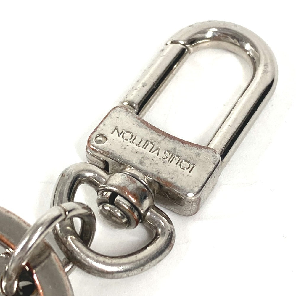 LOUIS VUITTON M61936 America's Cup Portecle Baleine Bag Charm Whale Key Holder Metal Unisex Silver