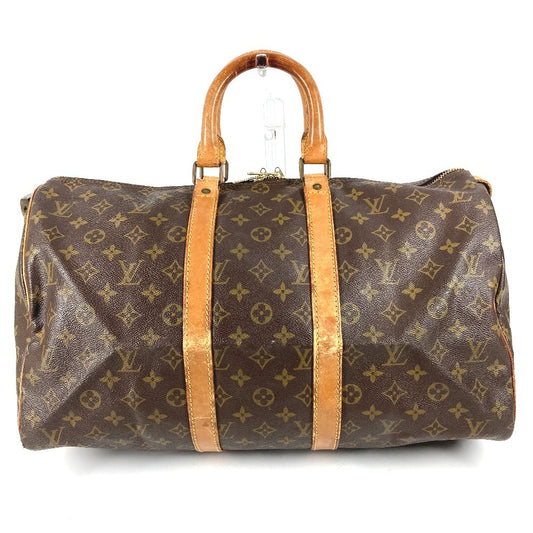 LOUIS VUITTON M41428 モノグラム キーポル45 キーポル 45 デベソ 旧型 カバン ハンドバッグ 旅行バッグ トラベルバッグ ボストンバッグ モノグラムキャンバス ユニセックス ブラウン