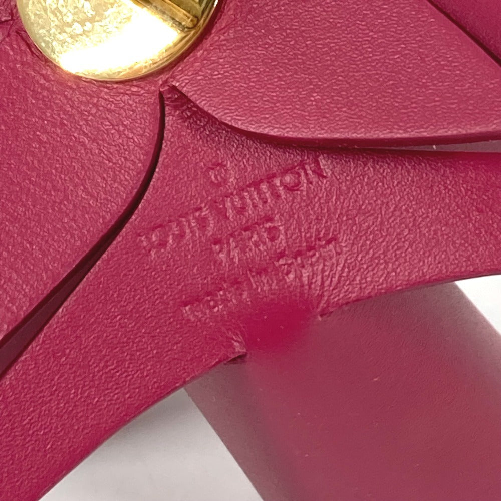 LOUIS VUITTON GI0328 アトリエオイ オリガミフラワー ドーム インテリア 鳥 オブジェ レザー ユニセックス グロゼイユ ピンクパープル系