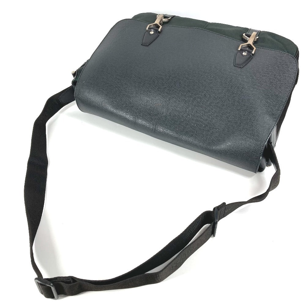 LOUIS VUITTON M30162 タイガ デルスー カバン フラップ 斜め掛け メッセンジャーバッグ ショルダーバッグ タイガレザー ユニセックス カーキ