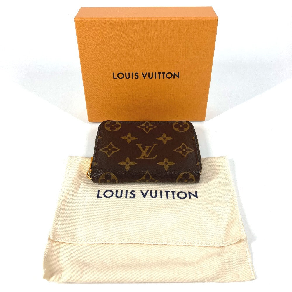 LOUIS VUITTON M60067 Monogram Zippy Coin Purse Coin Case Wallet Round Zipper Coin Case Monogram Canvas Unisex Brown