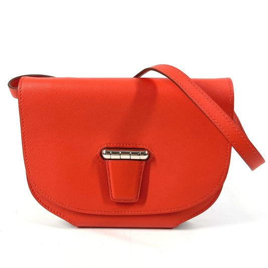 HERMES ショルダーウォレット 財布 ミニコンヴォワ イユール カバン フラップ ショルダーバッグ ポシェット ショルダーバッグ スイフト ユニセックス レッド系