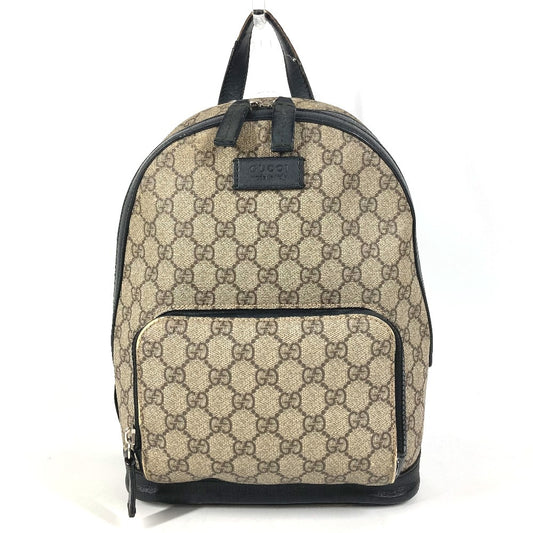 GUCCI 429020 GGスプリーム ロゴ カバン バックパック リュックサック GGスプリームキャンバス ユニセックス ベージュ