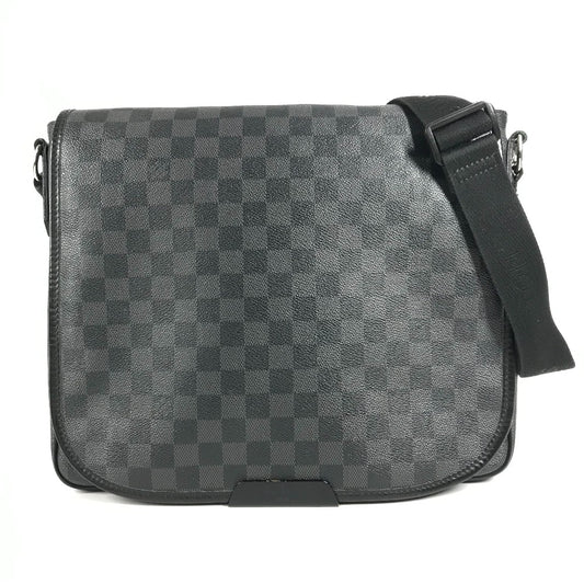 LOUIS VUITTON N58029 ダミエグラフィット ダニエルMM ダニエル MM カバン メッセンジャーバッグ フラップ ショルダーバッグ ダミエグラフィットキャンバス ユニセックス ブラック