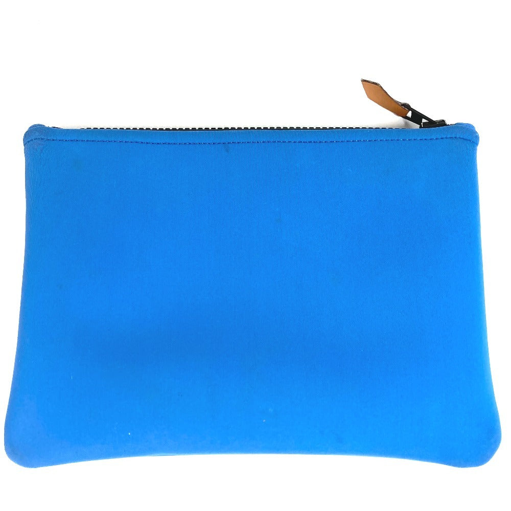 HERMES NeoBain Kanoe H PM กระเป๋าเครื่องสำอาง กระเป๋าอเนกประสงค์ กระเป๋าผ้าโพลีเอไมด์ ใช้ได้ทั้งชายและหญิง สีน้ำเงิน