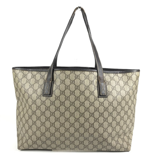GUCCI 211137 GG ロゴ 肩掛け カバン トートバッグ 肩掛け ショルダーバッグ GGスプリームキャンバス ユニセックス ベージュ