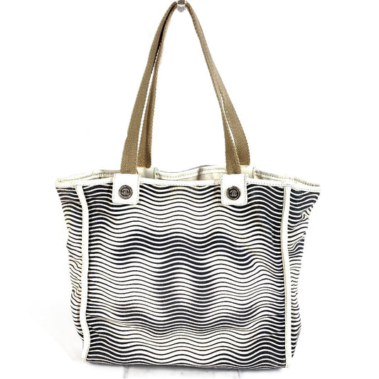CHANEL マジック CC ココマーク ロゴ マジックCC カバン トートバッグ 肩掛け ショルダーバッグ コットン ユニセックス アイボリー系