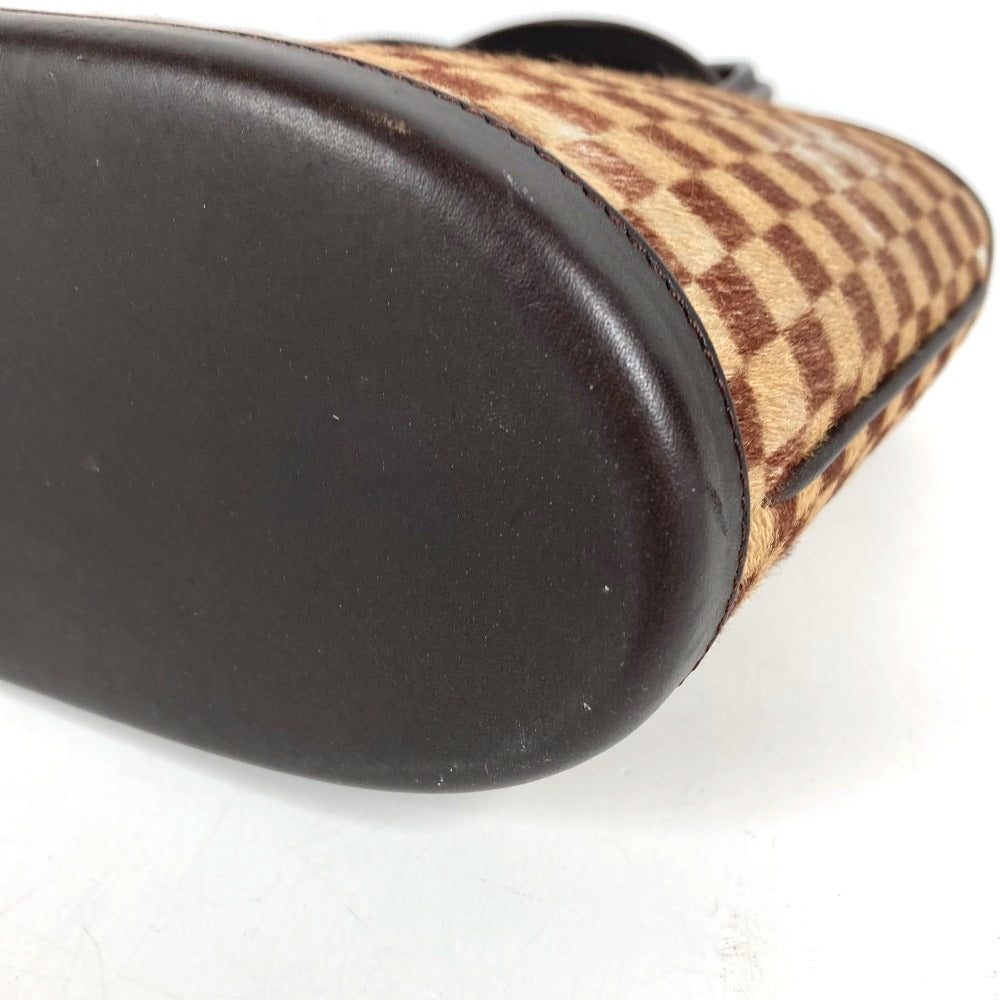 LOUIS VUITTON M92133 ダミエソバージュ インパラ カバン トートバッグ ハンドバッグ レザー/ハラコ ユニセックス ブラウン