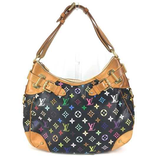 LOUIS VUITTON M40196 モノグラムマルチカラー グレタ カバン 肩掛け ショルダーバッグ モノグラムマルチカラーキャンバス ユニセックス ノワール ブラック