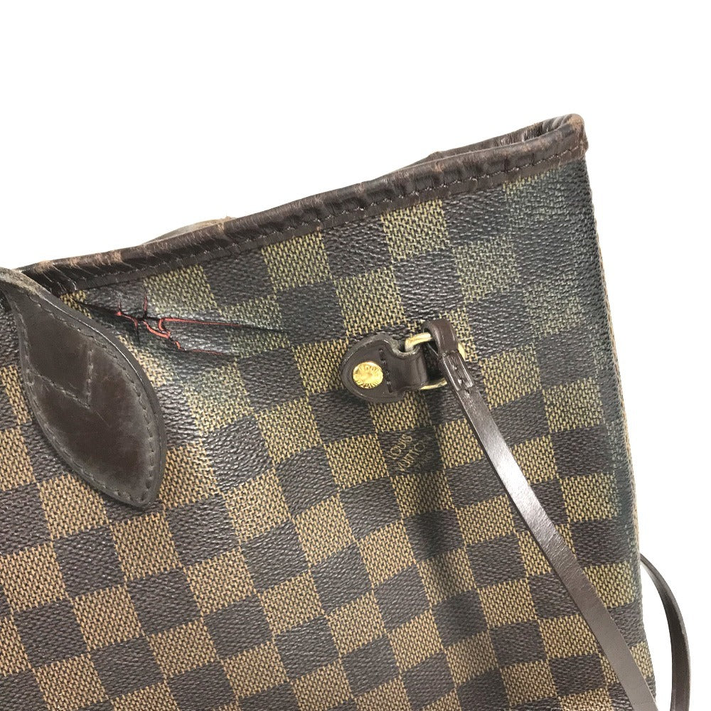LOUIS VUITTON N51105 Damier Neverfull MM Neverfull MM Bag Shoulder Bag Tote Bag Damier Canvas Women's Ebene Brown