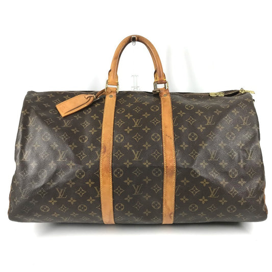 LOUIS VUITTON M41414 Monogram KeepallBandouliere55 Bag Travel Bag Travel Bag Hand Bag Duffle Bag MonogramCanvas Brown Used