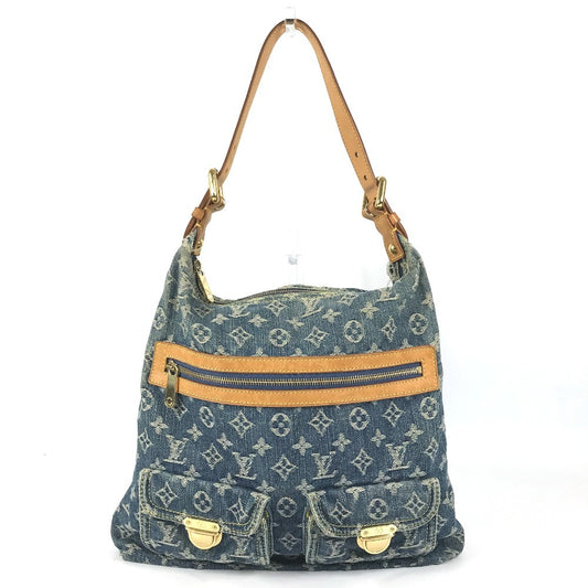 LOUIS VUITTON M95048 MonogramDenim Baggy GM Shoulder bag with pockets Shoulder Bag MonogramDenim blue Used