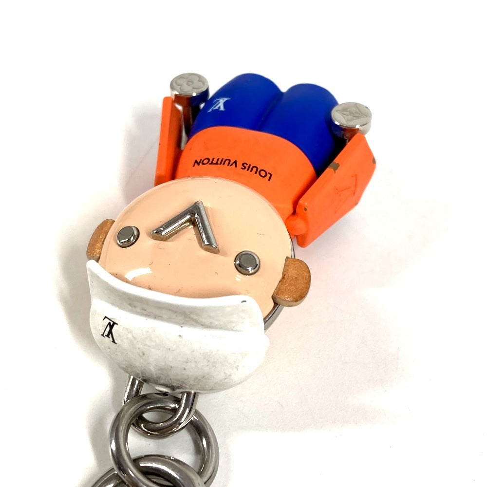 LOUIS VUITTON M01197 バッグチャーム・ガストン ジム バッグチャーム キーホルダー メタル ユニセックス ホワイト