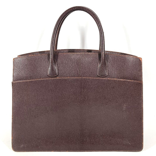 HERMES ホワイトバスGM ハンドバッグ カバン ショルダーバッグ 肩掛け トートバッグ レザー ユニセックス ブラウン