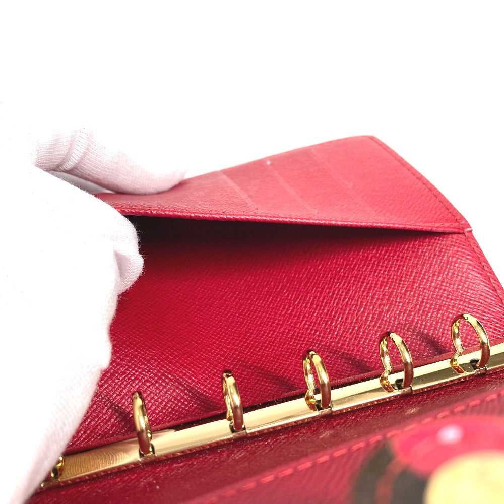 LOUIS VUITTON R21023 Monogram Cerises Agenda PM Agenda PM System Planner Takashi Murakami Stationery Planner Cover Monogram Cerises Canvas Women's Brown
