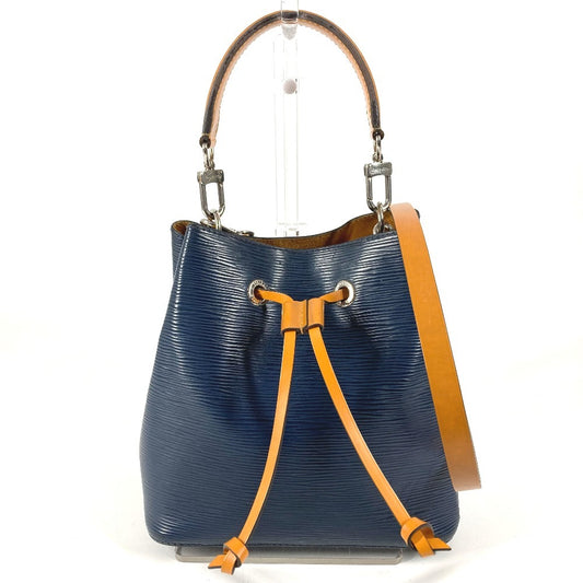 LOUIS VUITTON M53610 Epi NeoNoe BB NeoNoe BB Bicolor Handbag Crossbody 2WAY Bag Shoulder Bag Drawstring Bag Epi Leather Unisex Indigo x Saffron Navy